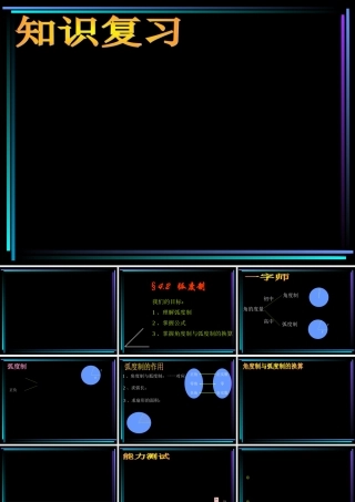 新教材高一数学弧度制 新教材高一数学三角函数课件[整理三套]