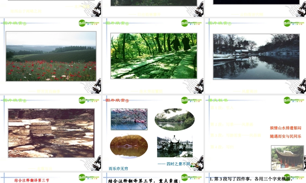 九年级语文上册(醉翁亭记)教学课件 苏教版 课件