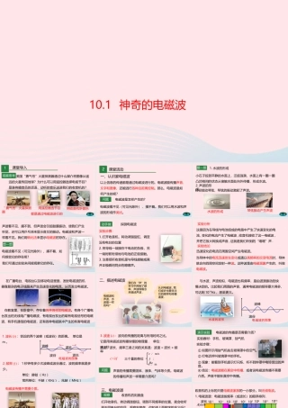 九年级物理下册 101 神奇的电磁波课件 (新版)教科版 课件
