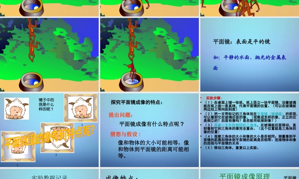 中学八年级物理上册 4.3 平面镜成像课件2 (新版)新人教版