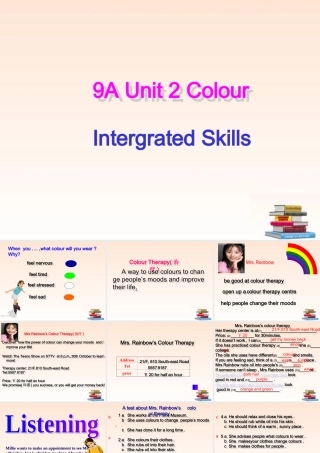 九年级英语上册 9Aunit2 Integrated skills 课件 牛津译林版 课件