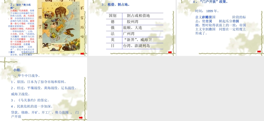 八年级历史甲午中日战争 2课件新人教版 课件