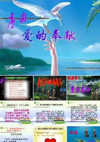 七年级语文上册 (盲孩子和他的影子)教学课件 人教新课标版 课件