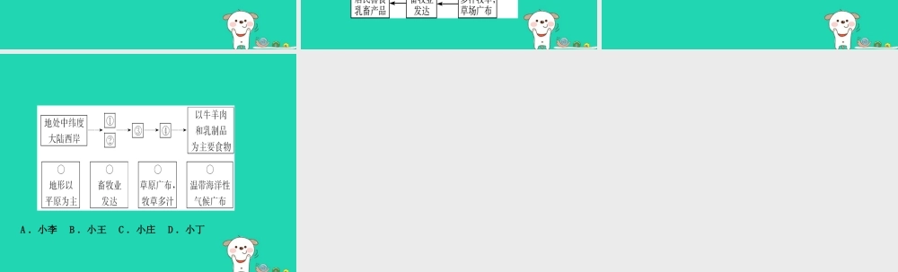 中考地理 六下 第八章 东半球其他的国家和地区(第1课时)复习课件