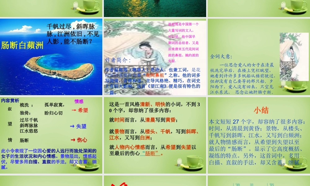 九年级语文上册 第6单元 第25课(词五首)课件2 新人教版 课件