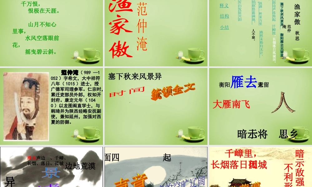 九年级语文上册 第6单元 第25课(词五首)课件2 新人教版 课件