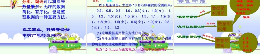 七年级数学下册 10.2数据的收集与整理课件 北京课改版 课件