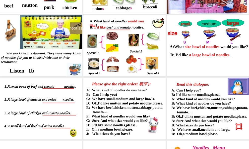 新目标英语七年级下unit8课件1 新目标英语七年级下unit8课件 新目标