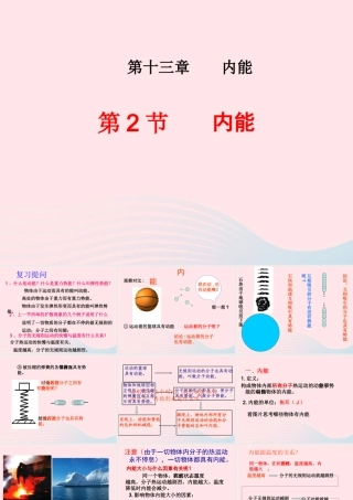 九年级物理课件：132内能(46张PPT) 吉林省农安县九年级物理全册 13.2内能课件+素材(新版)新人教版-2