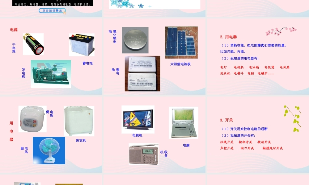 九年级物理全册 第十四章 第二节 让电灯发光课件 (新版)沪科版 九年级物理全册 第十四章 第二节 让电灯发光课件+素材(新版)沪科版-2