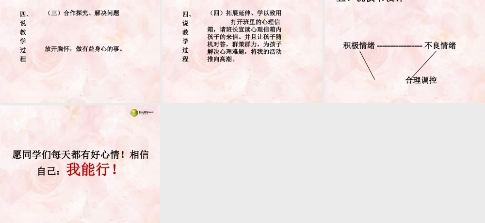 中学主题班会 心理健康教育 正确认识自己课件