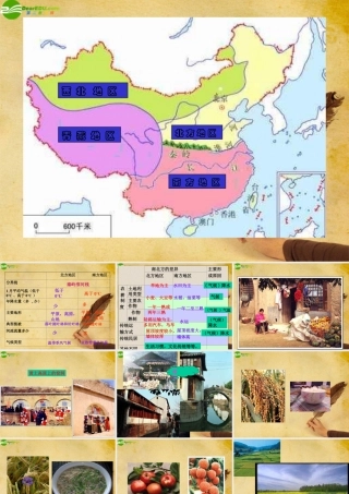 八年级地理下册 北方地区和南方地区 人教新课标版 课件