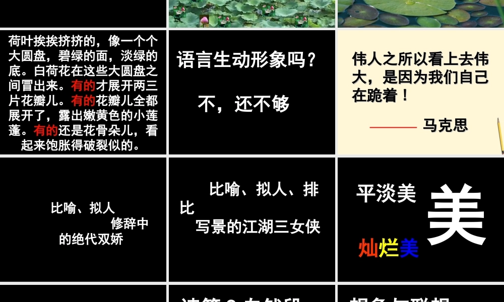 八年级语文上册 第18课(一个少年的笔记)课件 鄂教版 课件