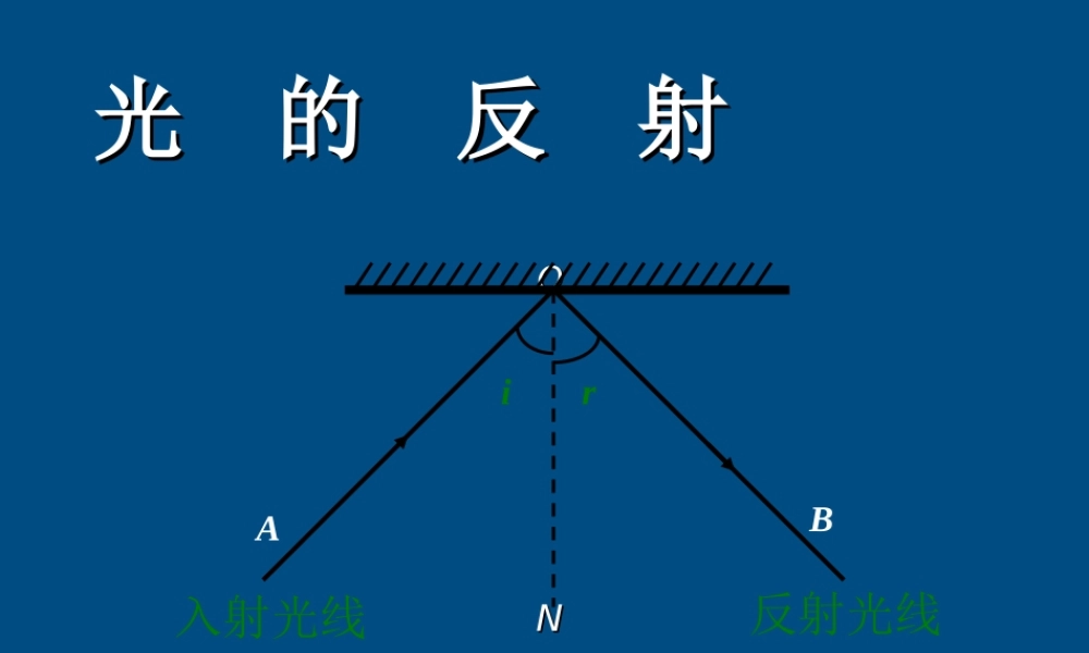 八年级物理上册 2.2(光的反射)课件 人教新课标版 课件
