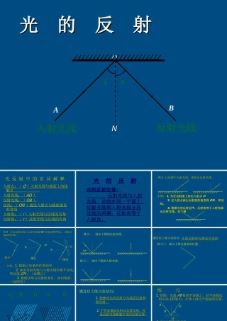 八年级物理上册 2.2(光的反射)课件 人教新课标版 课件