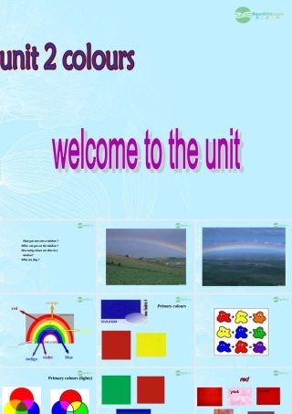 九年级英语上册 unit 2(colours)welcome to the unit课件 牛津译林版 课件