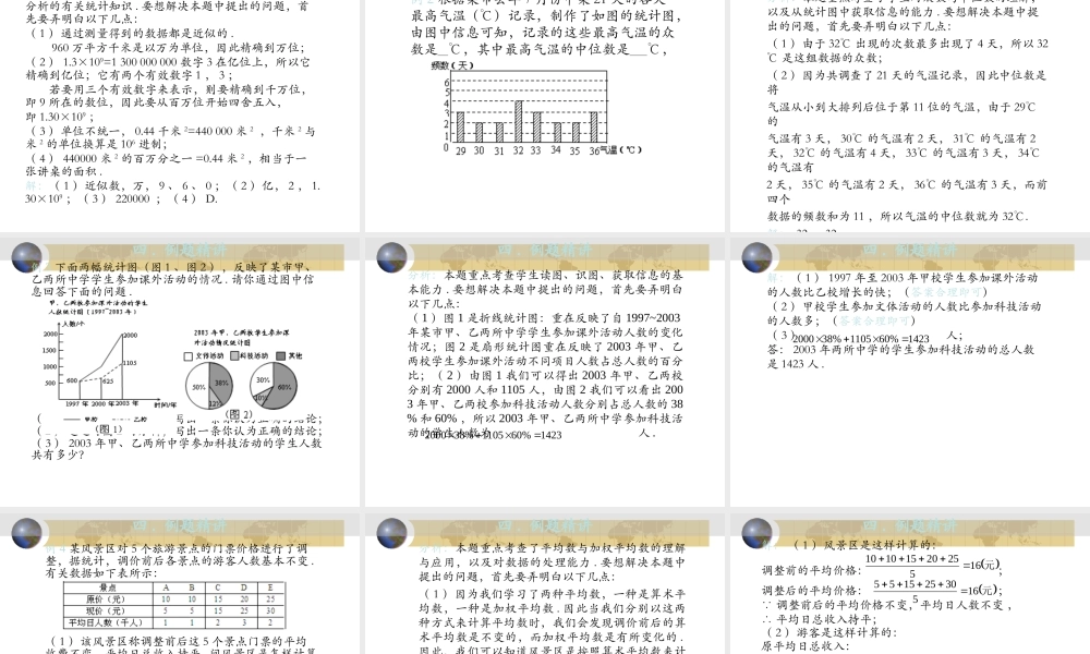 中考数学专题(数与代数)—第三十讲(专题讲座(4))课件(北师大版) 课件