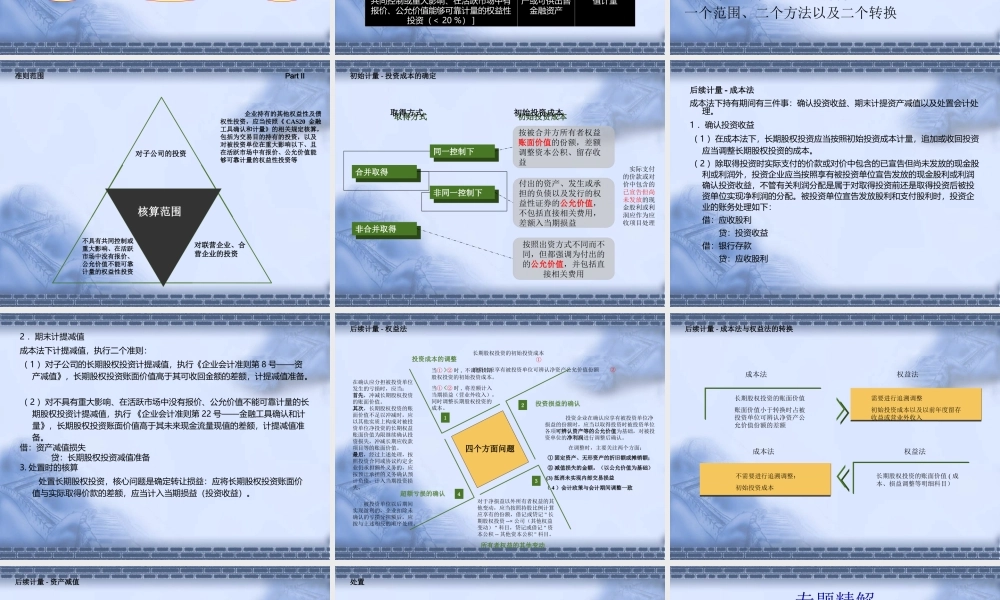 长期股权投资课件