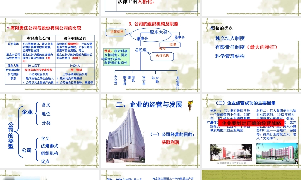 公司的经营课件 (2)