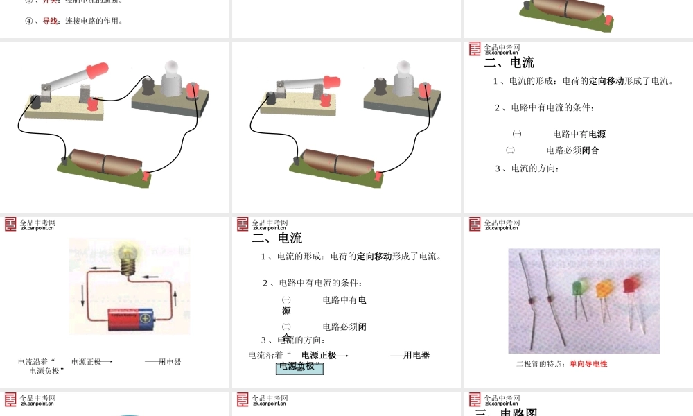 【精品课件二】152电流和电路