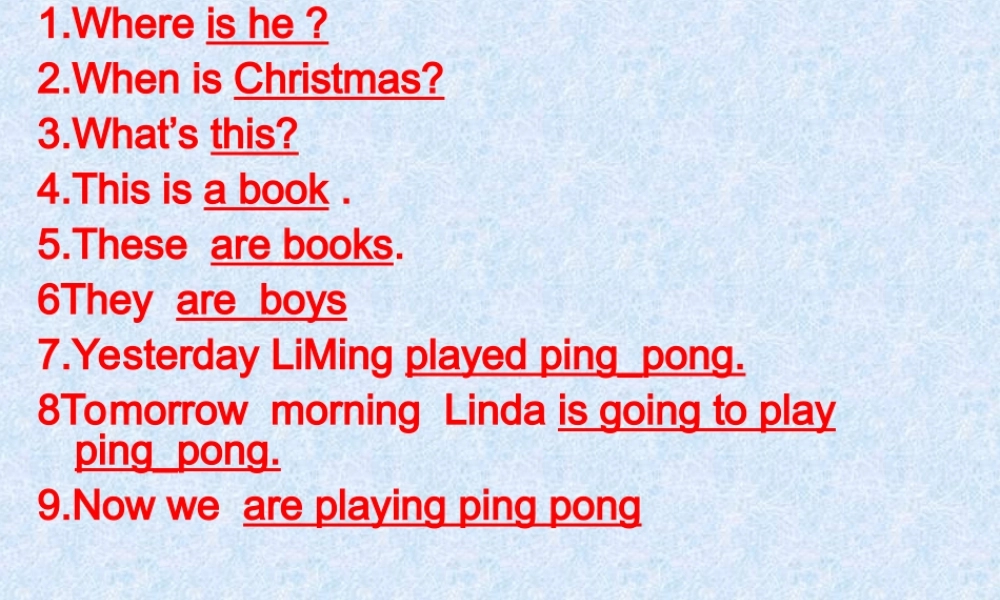 六年级补全句子 (2)