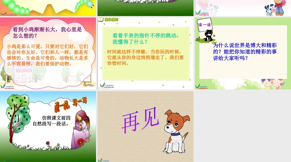 (北师大版)三年级语文下册课件_礼物2