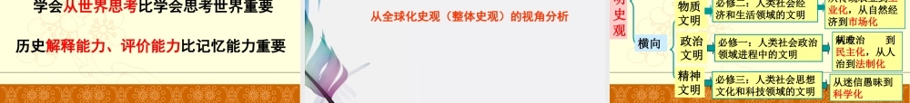 高考历史复习三境界以近代西方文明为例