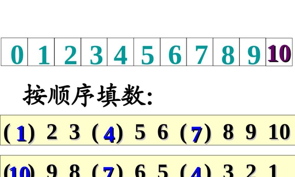 （我的课件）10的认识