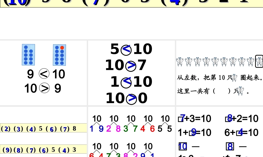 （我的课件）10的认识