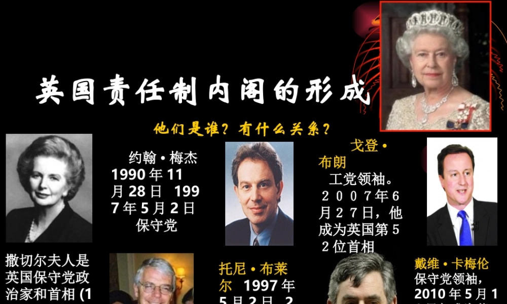 英国责任制内阁的形成