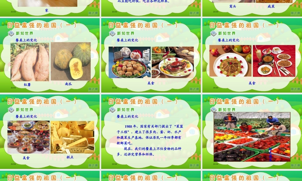 日益富强的祖国