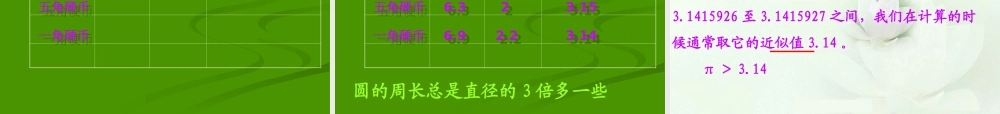 新北师大版六年级上册数学《圆的周长》PPT课件