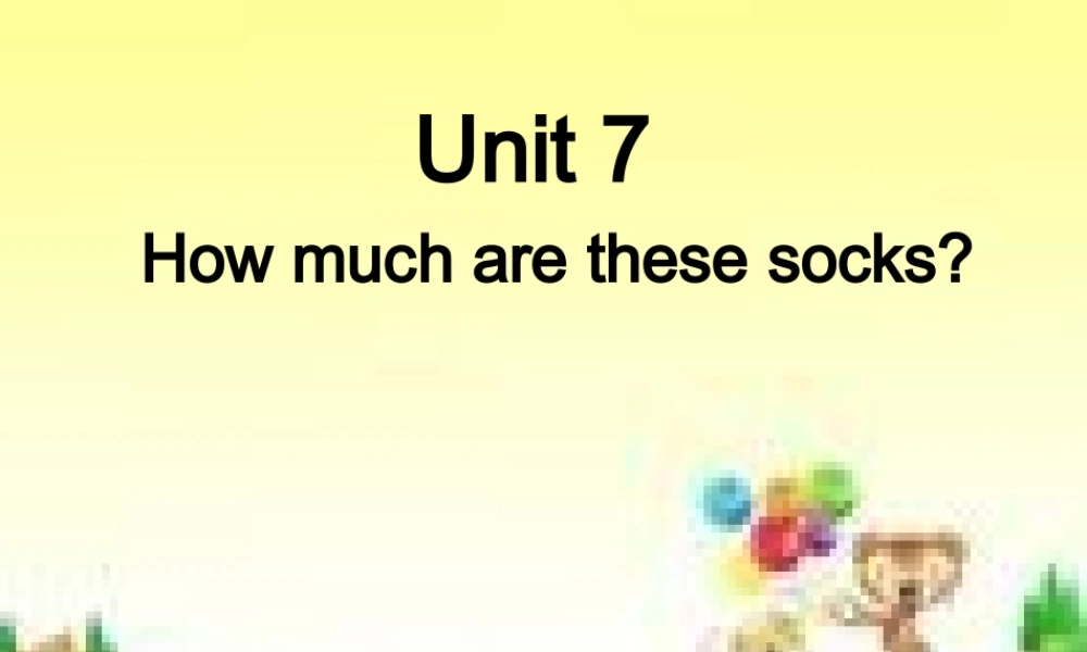 最新2012人教版七年级英语上册第七单元全单元课件