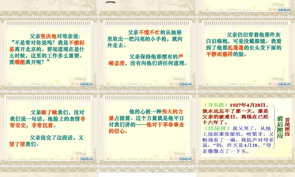 《十六年前的回忆》1课件