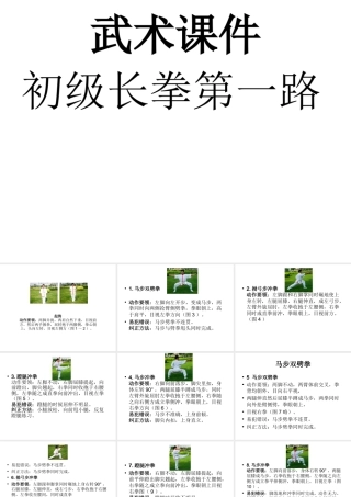 武术初级长拳第一路