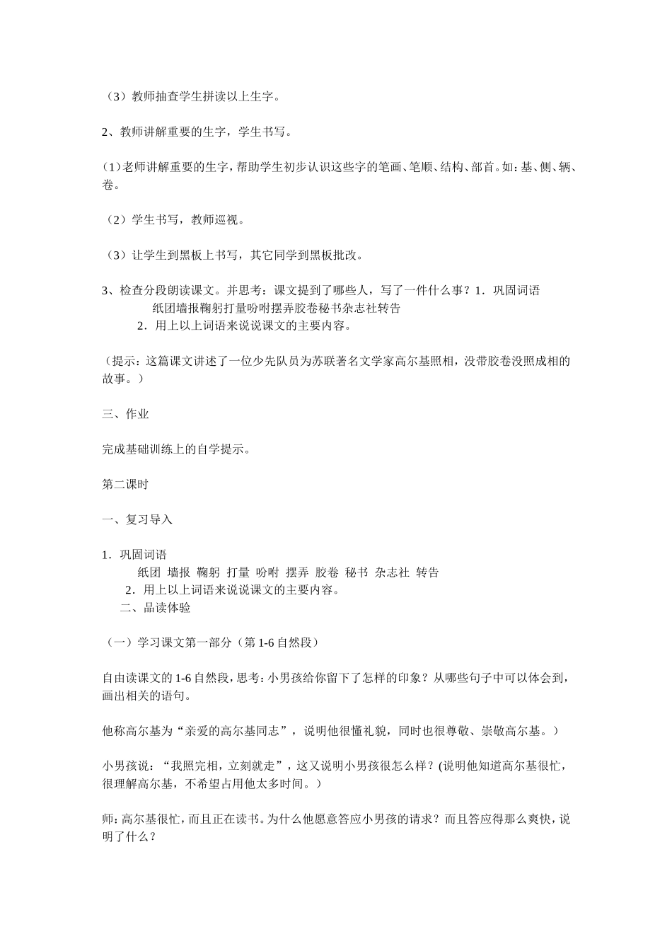 小摄影师的教学设计_第2页