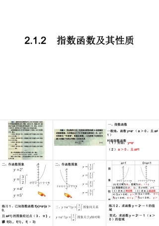 指数函数及性质