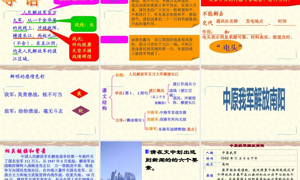 《新闻两则》课件1