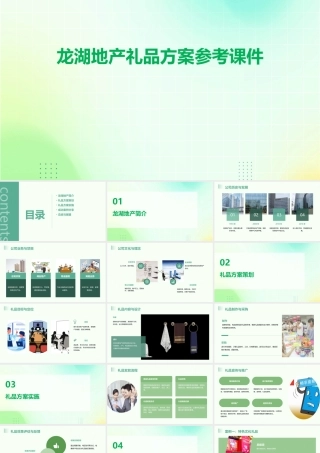 龙湖地产礼品方案参考课件