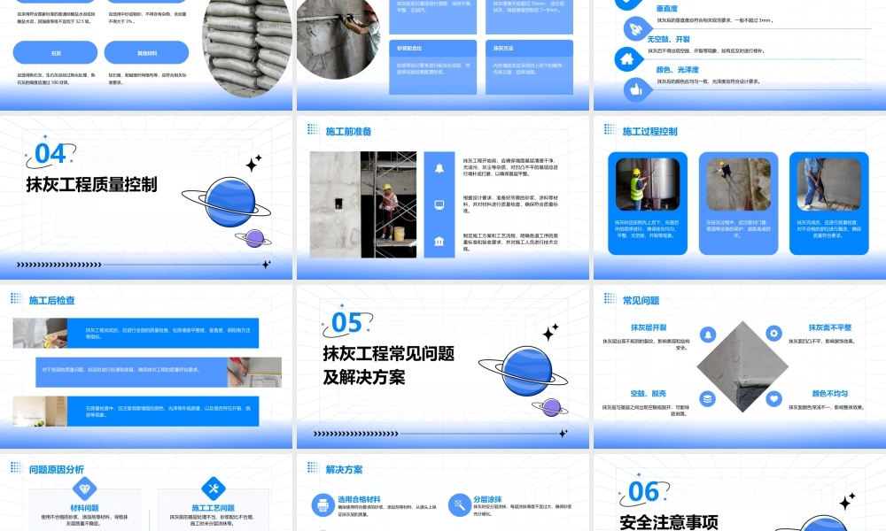 龙湖经典内外墙抹灰工程技术质量标准交底课件