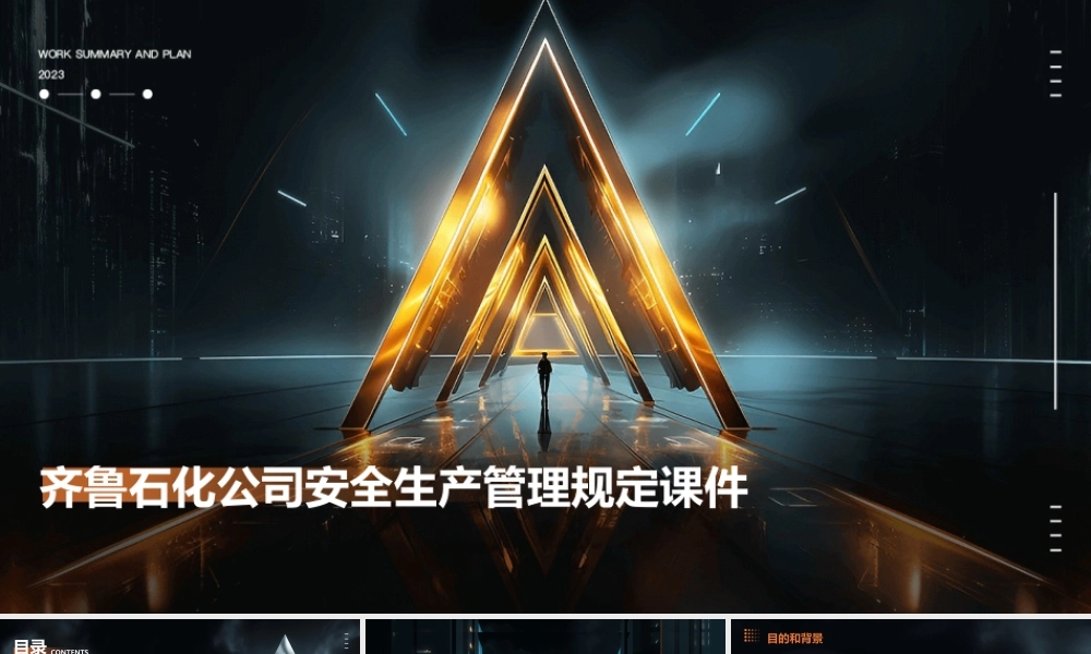 齐鲁石化公司安全生产管理规定课件