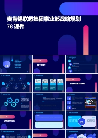 麦肯锡联想集团事业部战略规划76课件