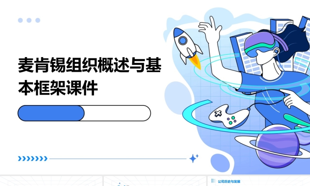 麦肯锡组织概述与基本框架课件