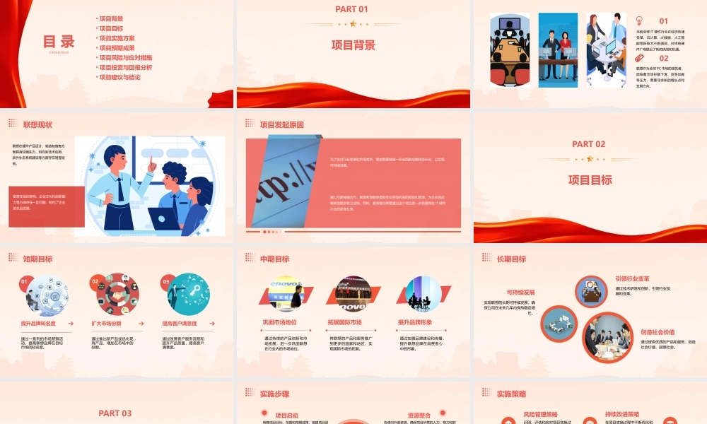 麦肯锡联想项目建议书课件