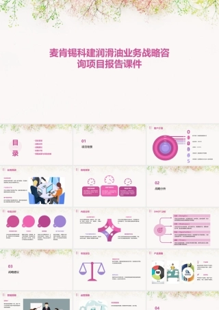 麦肯锡科建润滑油业务战略咨询项目报告课件