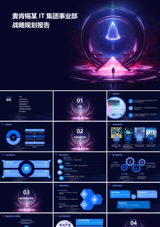 麦肯锡某IT集团事业部战略规划报告课件