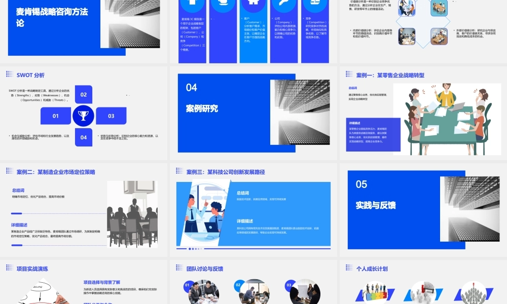 麦肯锡新进人员培训三步曲之战略咨询课件
