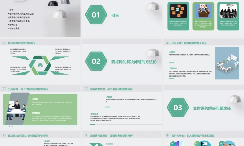 麦肯锡我们解决问题的方法和途径课件