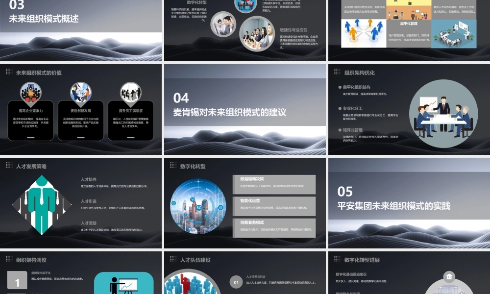 麦肯锡平安集团未来组织模式课件