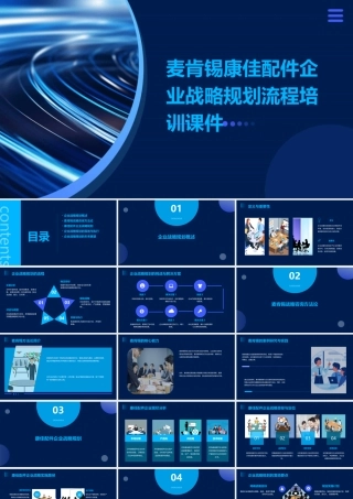 麦肯锡康佳配件企业战略规划流程培训课件